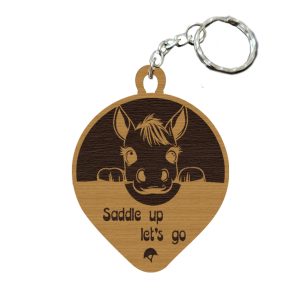 Naam sleutelhanger met paard 3
